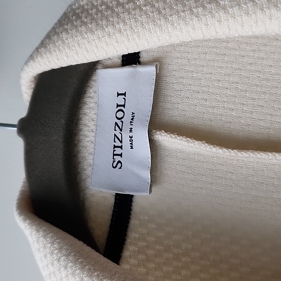 Vintage Stizzoli Accent Classy Light Knit Blazer Jacket - Picture 2 of 7